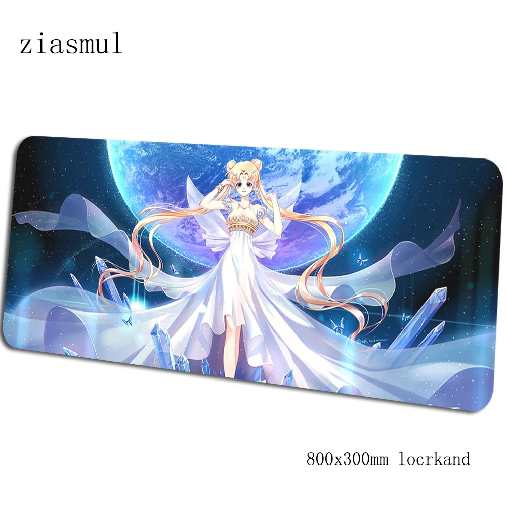 Sailor moon padmouse 80x30 см игровой коврик для мыши милый большой коврик для мыши геймер компьютерный Настольный коврик для ПК notbook mousemate - Цвет: pattern 9