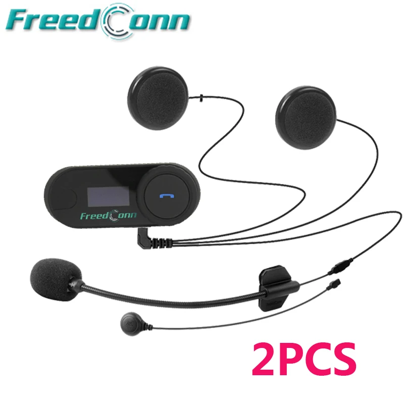 Гарнитура FreedConn TCOM SC Bluetooth для мотоцикла гарнитура с ЖК экраном FM радио мягким