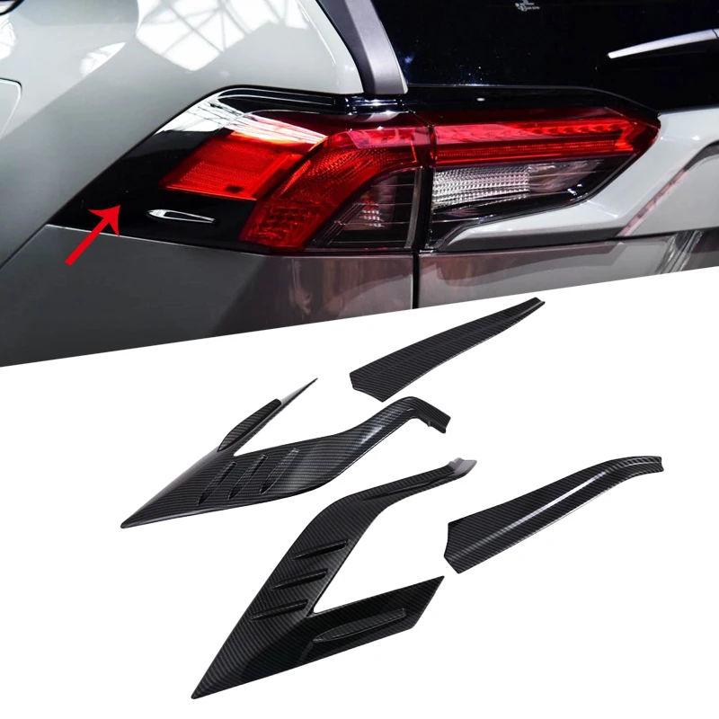 АБС пластик хромовое углеродное волокно стильный Автомобильный задний фонарь