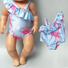 Детская кукольная одежда для куклы-новорожденного, размер 43 см, летнее бикини для куклы 18 дюймов