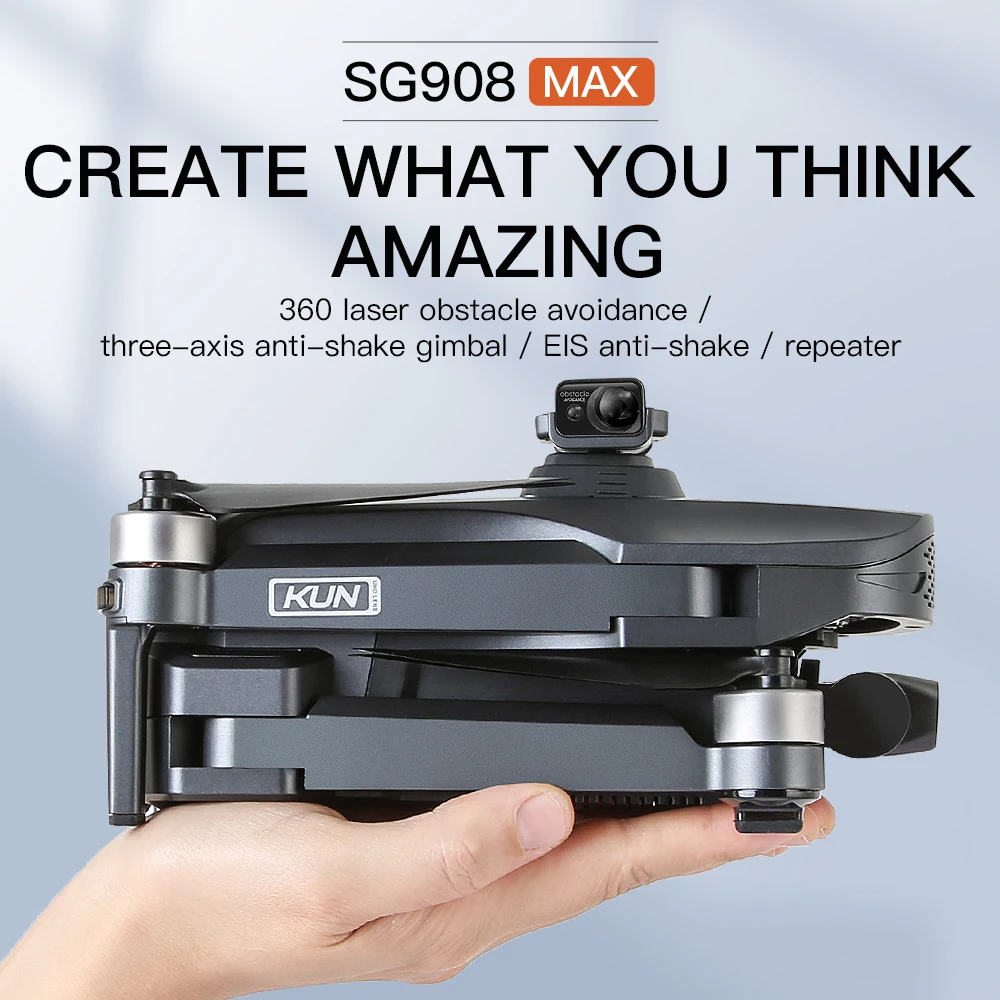 Новый SG908 Макс GPS Дрон с 4K HD камерой 3-осевой Gimbal WiFi FPV Профессиональный складной
