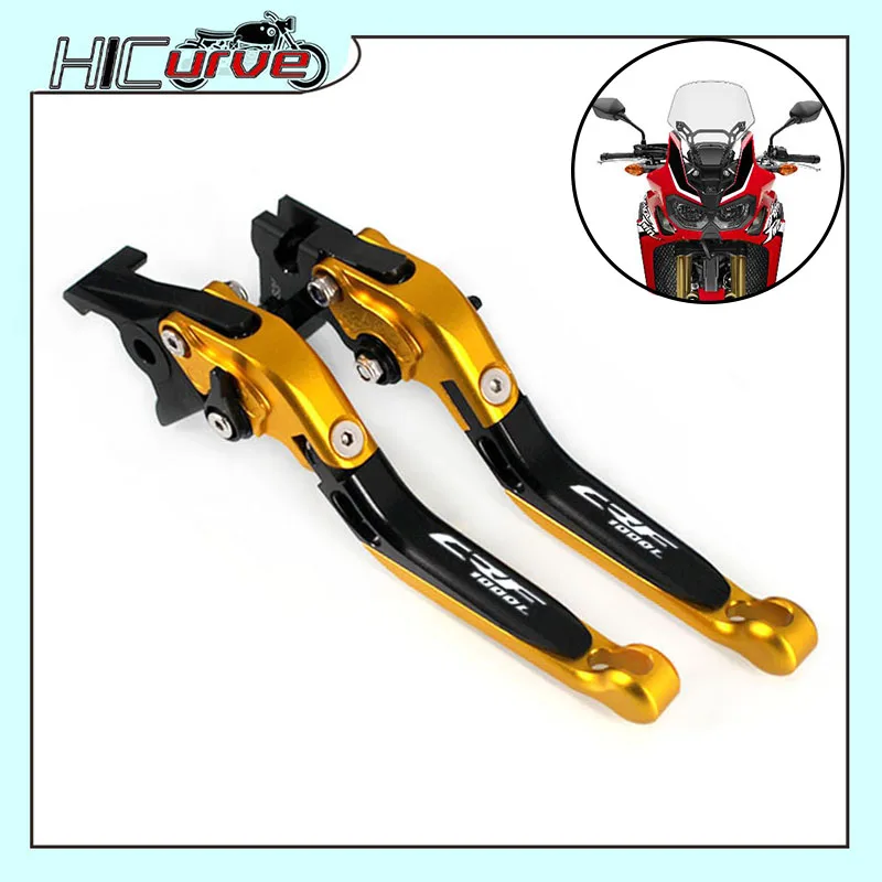 

For HONDA CRF1000L CRF 1000L CRF1000 L Africa Twin 2015 2016 2017 Motorcycle Folding Extendable Adjustable Brakes Clutch Levers
