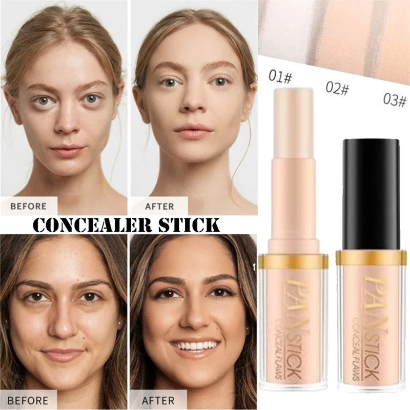 Консилер для макияжа палочка основа лица ручка легкая в нанесении контурные тени