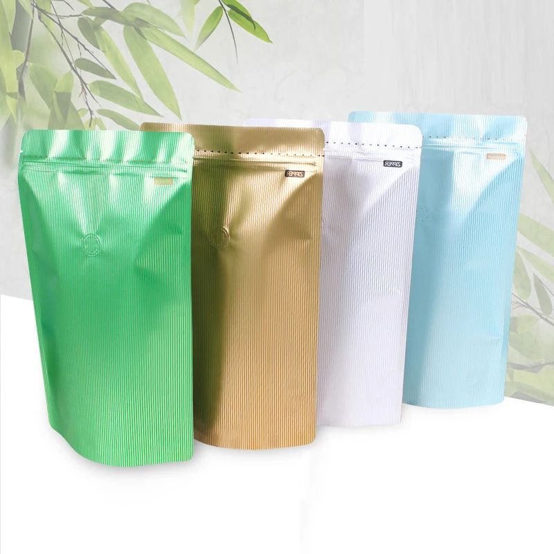 Candy Sugar Snack Granul Powder Chocolate Coffee Grain Food Packaging Bag upright Aluminum Foil Valve Stand-up Pouch Zipper Lock | Дом и сад