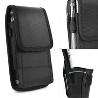 new man phone pouch hanging waist storage bag fanny pack black classic belt clip pouch case waist bag buckle on belts phone bag