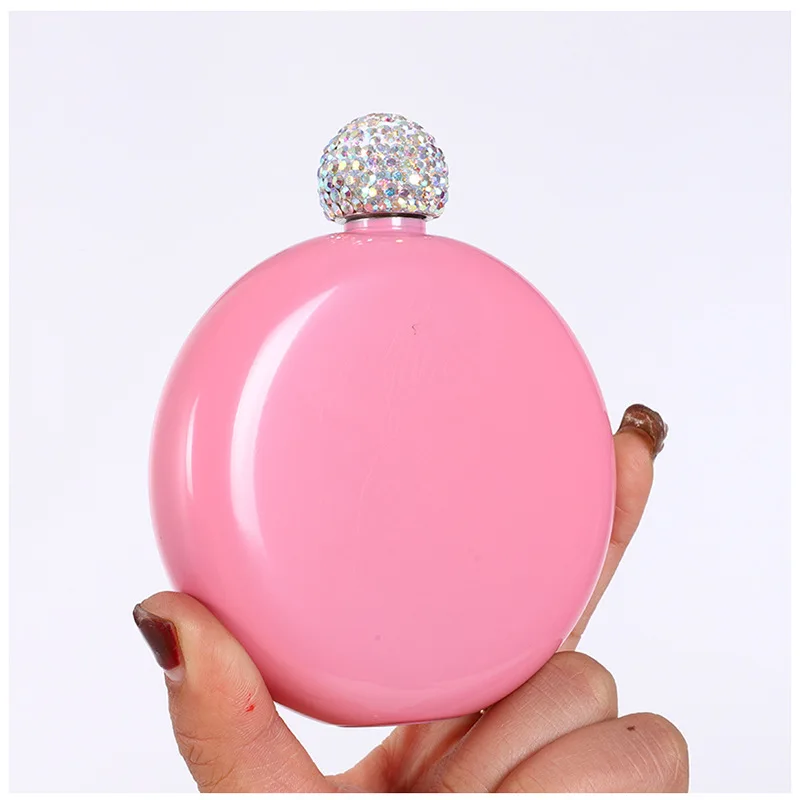 Фляжки на бедра 10 цветов 5 унций миниатюрная бутылка для спирта из нержавеющей