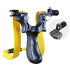 Профессиональная охотничья Рогатка из плоской кожи, высокая точность прицеливания