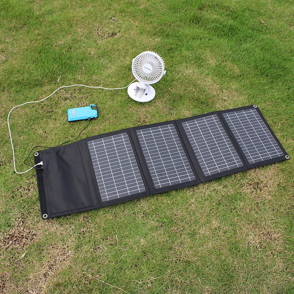 5v 18 В складная солнечная панель 28 Вт 21 14 Открытый быстрое зарядное устройство USB