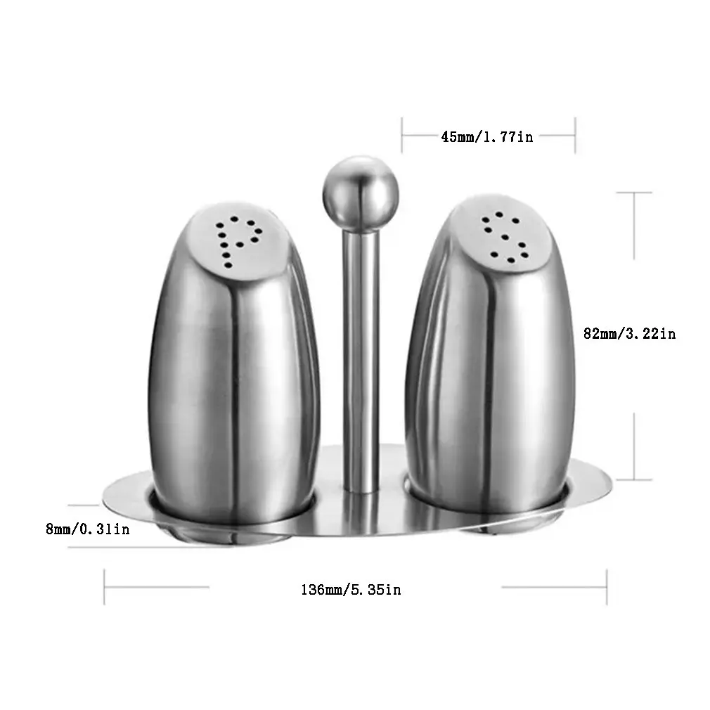 

Restaurant Stainless Steel Seasoning Bottle Creative Kitchen Tool Supply Seasoning Box Salt Shaker Salt Pot