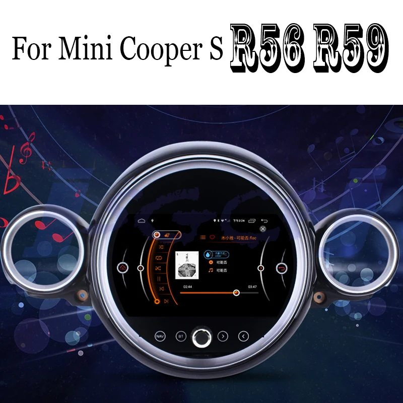 Автомобильный мультимедийный плеер стерео система на Android 10 с GPS 4G Навигатором