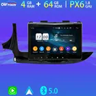 Android 10 PX6 4G 64G 4G SIM для Opel Vauxhall Mokka Buick Encore GPS навигация радио CarPlay WiFi DSP головное устройство Parrot BT DAB