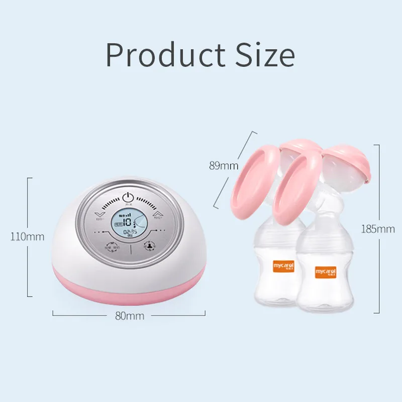 Двойной Электрический молокоотсос MyCarol с аккумулятором и без бисфенола | Мать