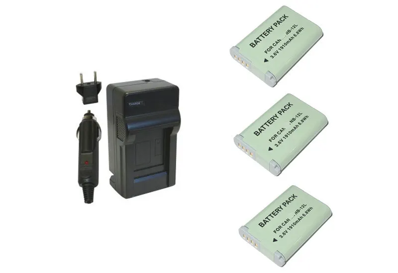 NB 12L NB12L аккумулятор + зарядное устройство для Canon PowerShot G1 X Mark II G1X 2 N100 и VIXIA Mini X.|batteries