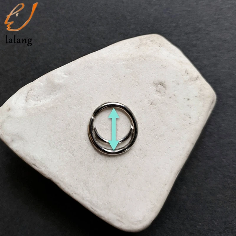 Популярные женские нос кольцо обруч индийское в кольца для пирсинга перегородки