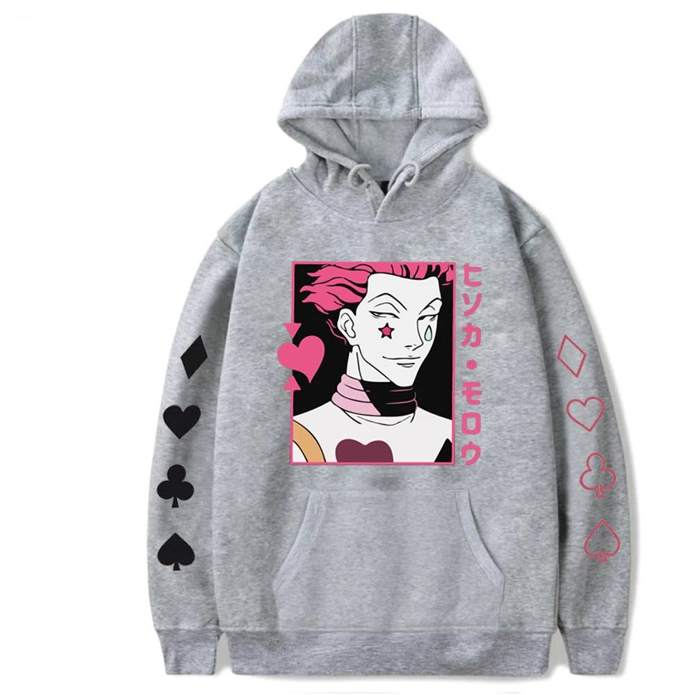 

Anime Hunter X Hunter Hisoka costume Hoodies Fashion Men Women Sweatshirts Casual Hooded Harajuku New Sports Hoodie