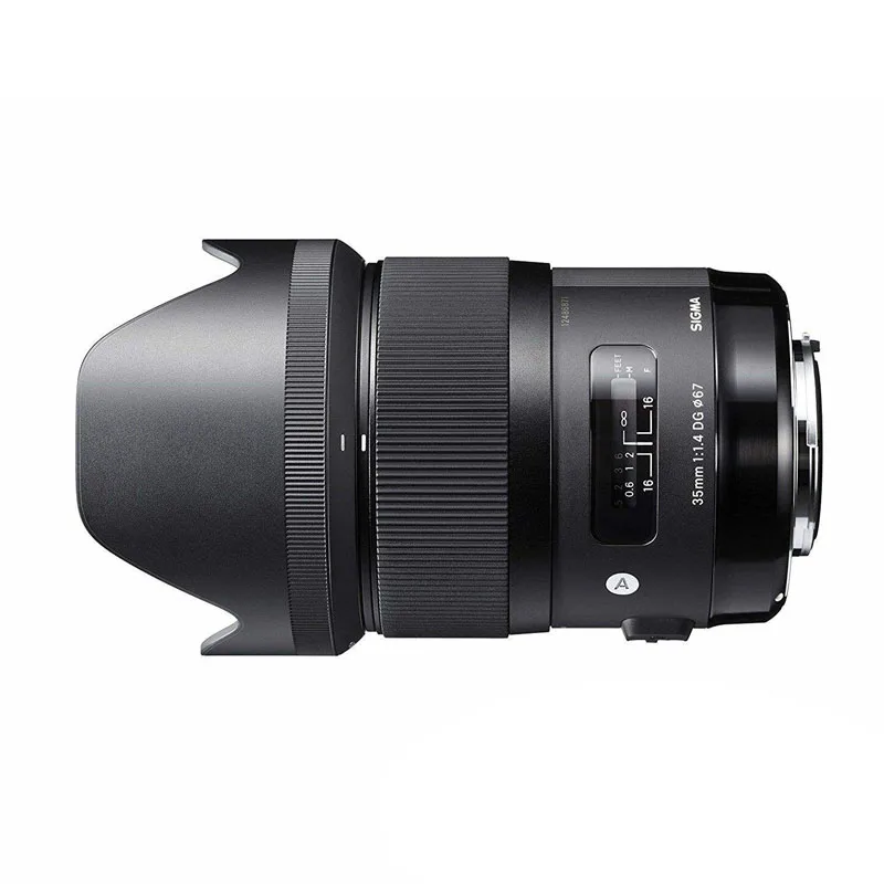 USED SIGMA Art 35mm F1.4 DG HSM For SONY E mount SLR digital camera lens Includes UV and cap | Электроника