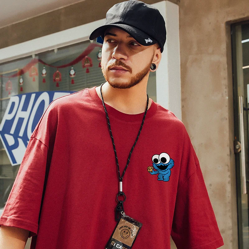 

Men's Hip Hop TShirt Unisex Harajuku Cool Print Short Sleeve 2021 Summer Streetwear Top Casual Loose T-Shirts Oversized