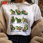 Женская футболка в стиле Харадзюку с принтом Kawaii, забавная футболка с героями мультфильмов, милая уличная футболка с аниме Ullzang, модные женские футболки с графическим принтом