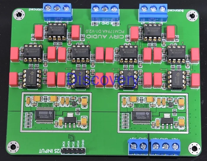 Параллельная двойная Плата декодера Y3 PCM1794A DAC позолоченная версия Hi-Fi Fever 24 бит 192