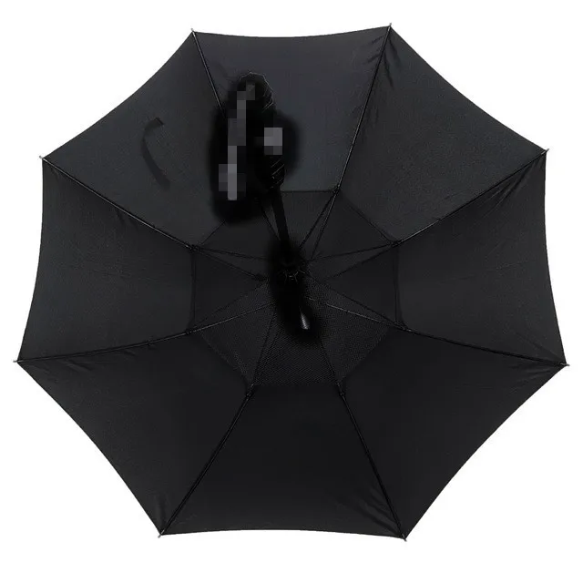 

Black Coating Sunscreen Umbrella Long-handle Umbrella With Fan and Spray Sunny and Rainy Summer Umbrella