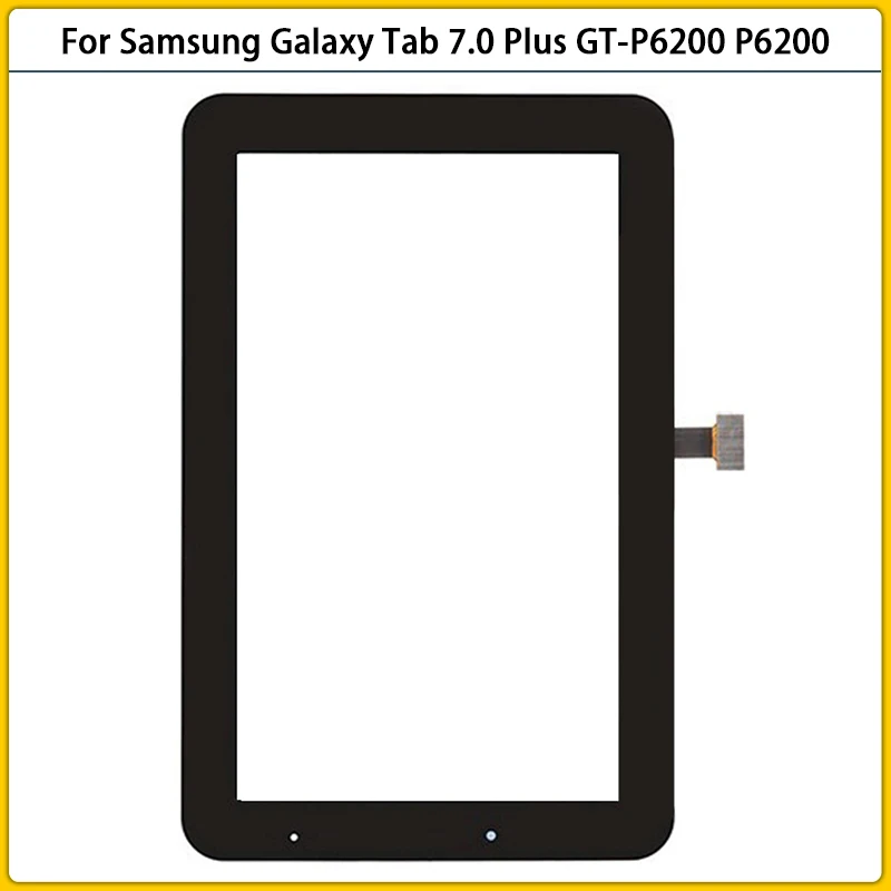 

New P6200 Touchscreen For Samsung Galaxy Tab 7.0 Plus GT-P6200 P6210 Touch Screen Panel Digitizer Sensor Front Glass Replace