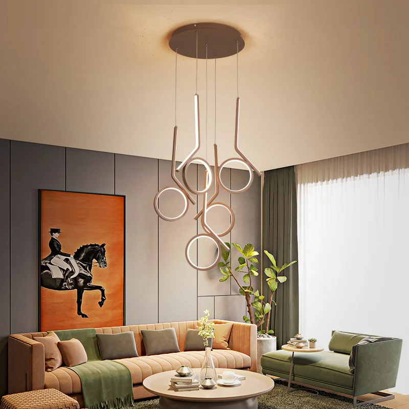 Современный светодиодный подвесной светильник s винтажный промышленный для