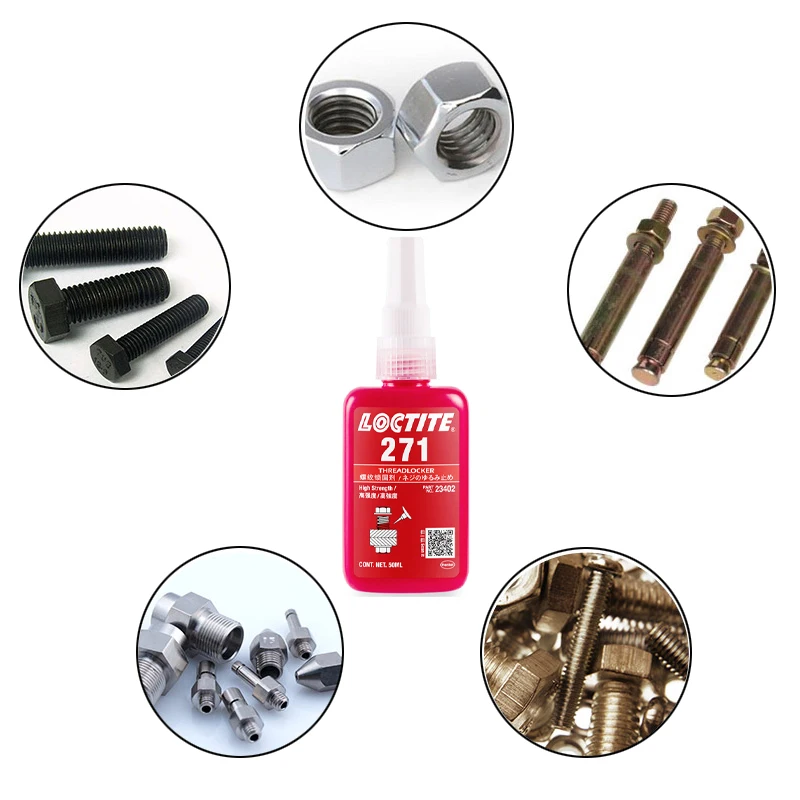 Фиксатор резьбы Loctite 271 резьбовой герметик винтовой герметичный клей 7649