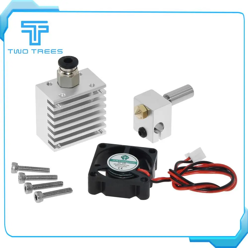 3D Chimera Hotend комплект 2 в из экструдера мульти экструзия все металлические V6 двойной