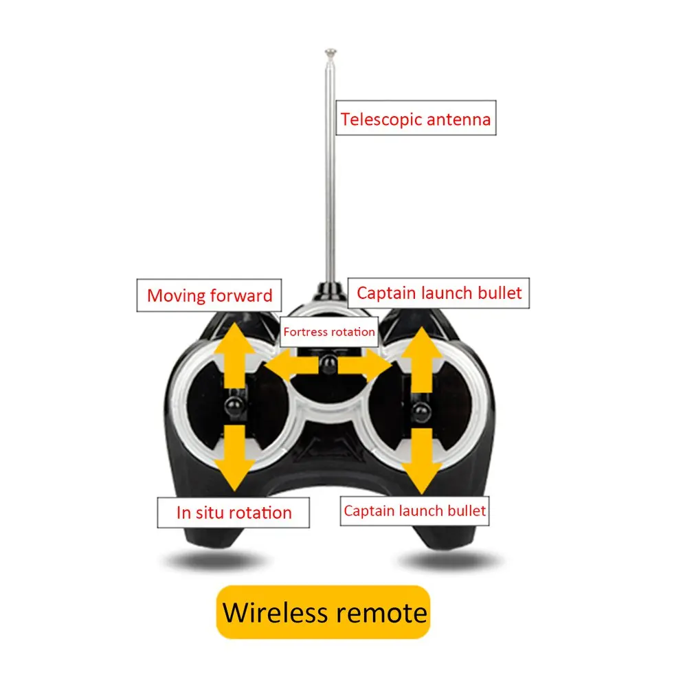 1:32 RC боевой гусеничный Танк Тактический автомобиль основной военный