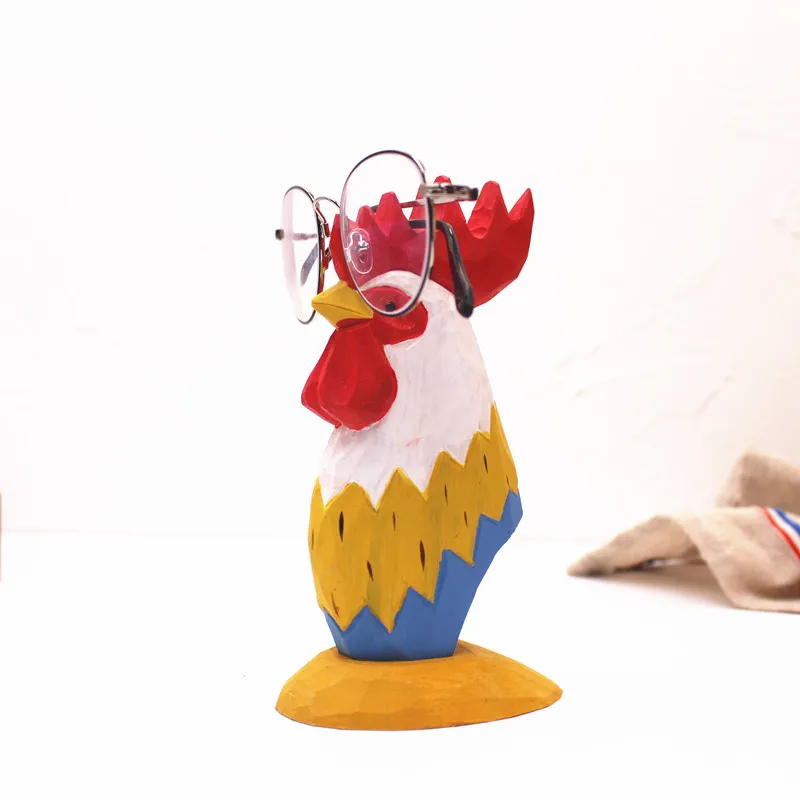 

Fashion Glasses Frame Animal Decoration Wood Creative Display Jewelry Giraffe Cartoon Modern Retro Gift Crafts Home Decoration