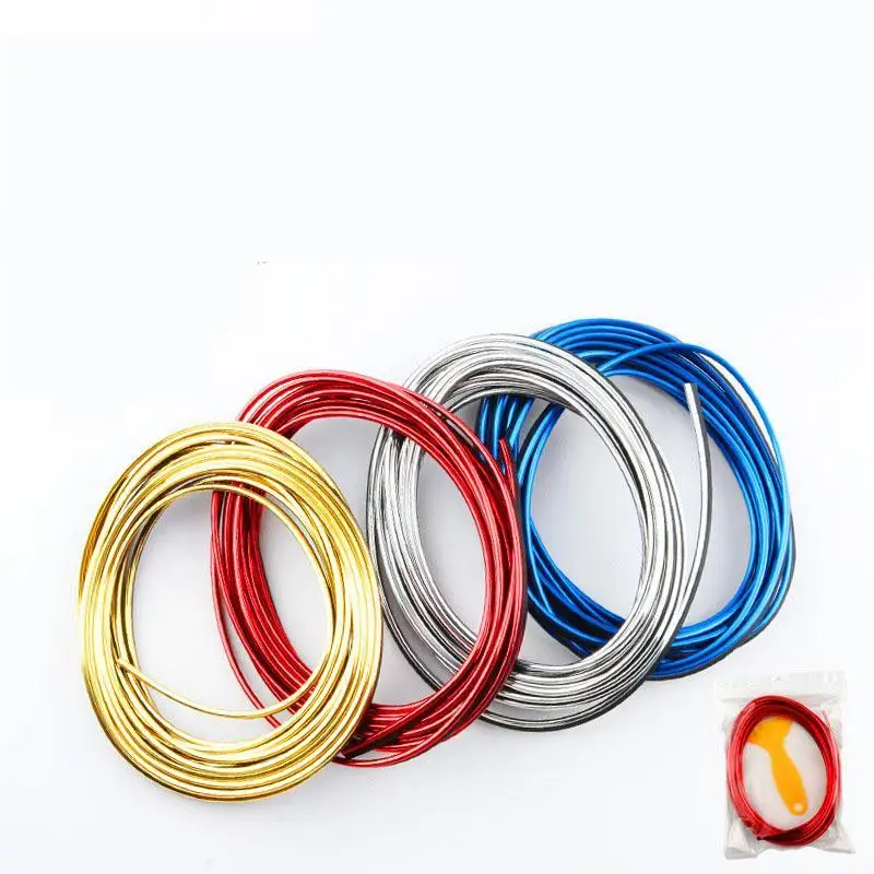 

5M Car Styling Interior Decoration Strips Moulding Trim Dashboard Door Edge Universal for Cars Auto Accessories