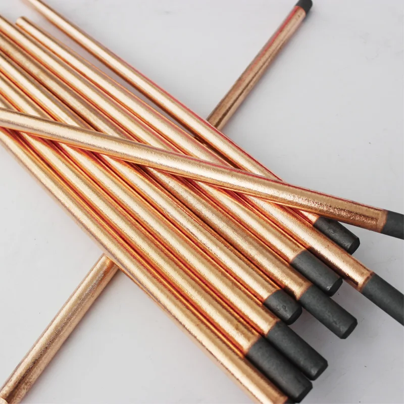 

5pcs 5mm x 355mm DC Copperclad Electrode Carbon Arc Gouging Rods