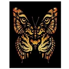 Алмазная 5D мозаика с абстрактным изображением бабочки тигра, FH805