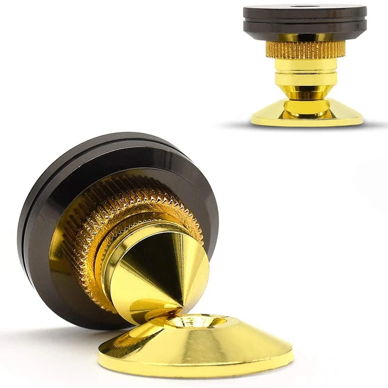 8 комплектов золотые акустические шипы стойки сабвуфер CD o усилитель Поворотная