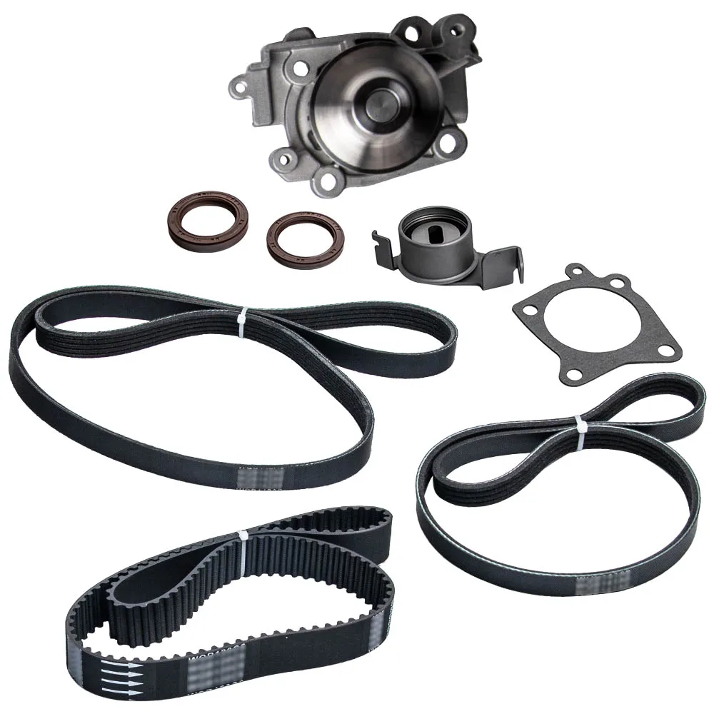 

1 Set For MITSUBISHI LANCER 2.0L L4 SOHC 16V 2002 2003 2004 2005 2006 2007 Timing Belt Component Kit + Water Pump