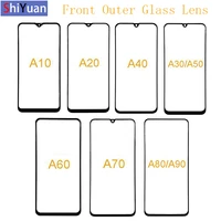 10pcs lot front glass lens touch panel cover replacement for samsung a10 a20 a30 a40 a50 a60 a70 a80 a90 m10 front screen lens