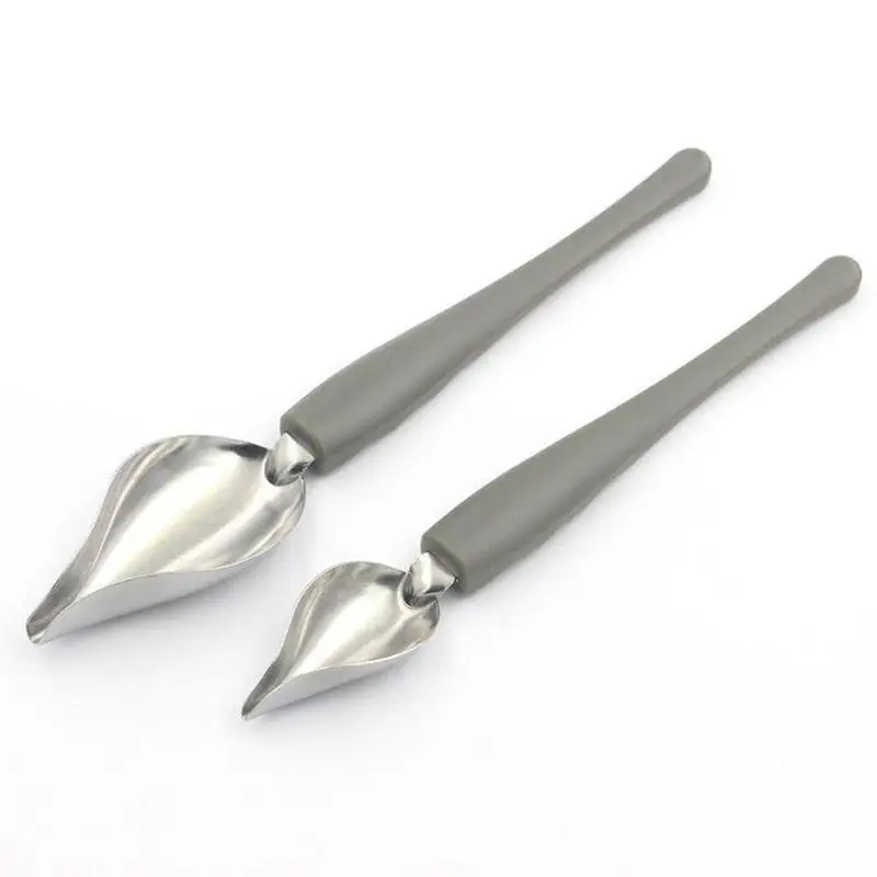 Стальная ложка для соуса кухонные приспособления с острым ртом кухни в западном