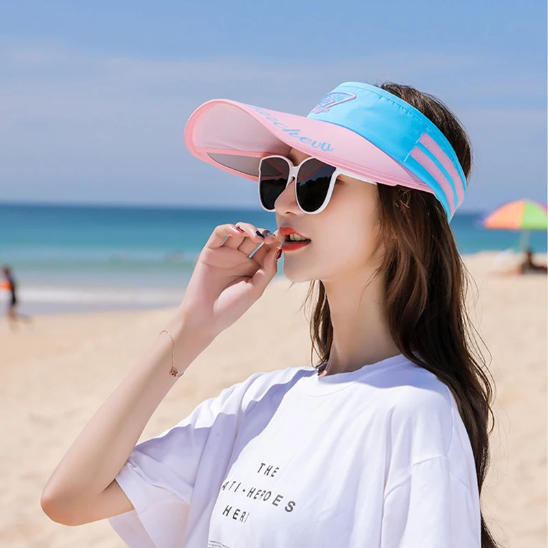 Спортивные кепки Foux для женщин летние телескопические регулируемые Козырьки с