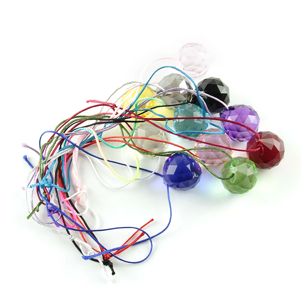 50 шт. разноцветные подвесные люстры с гранеными шариками | Лампы и освещение