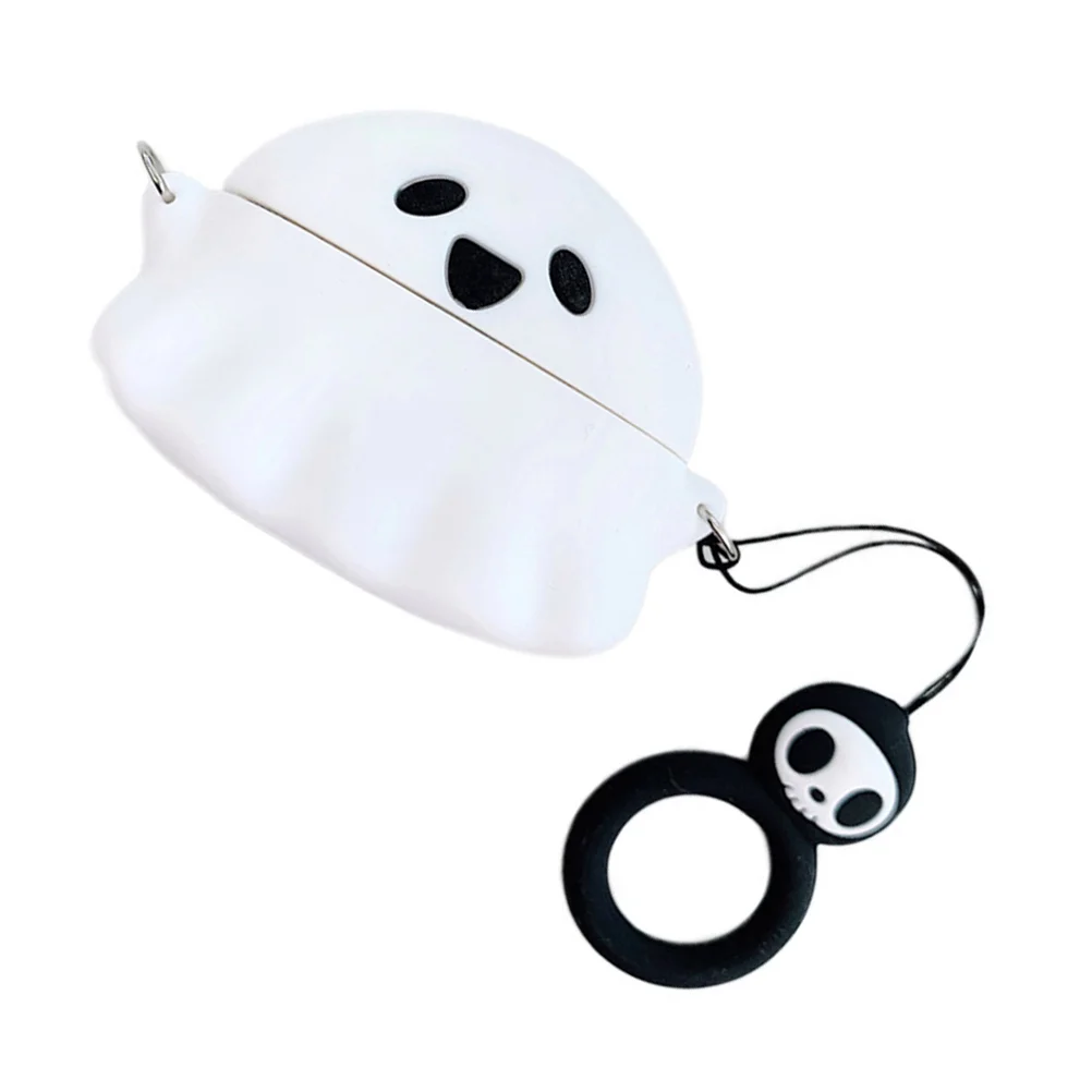 

Cordless Headset Case Silicone Ghost Pattern Casing Compatible For AirPods 3