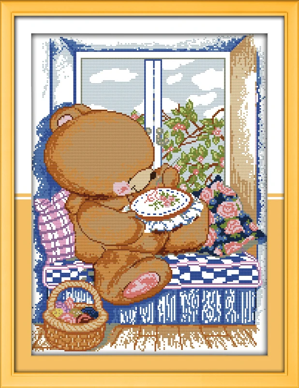Набор для вышивки крестиком 14 карат 11 | Дом и сад