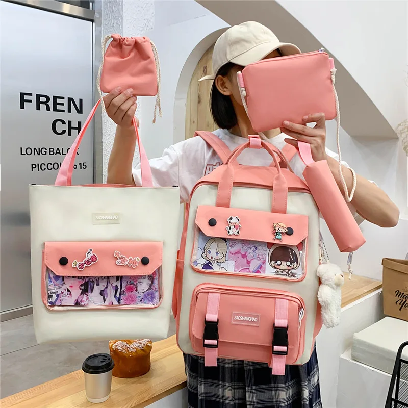 

Backpack Women Mochila Femenina Bolsos De Mujer Plecak Damski Kawaii Rucksack School Bag Laptop Bolsos Mujer Sac a Dos Femme