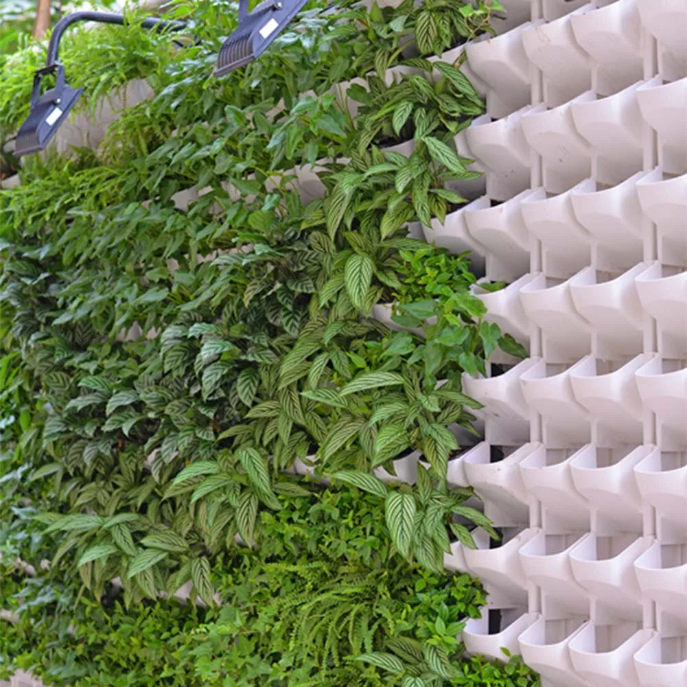 

Self Watering Flower Pot Stackable Vertical Planter Wall Hanging Durable For Garden Balcony GRSA889