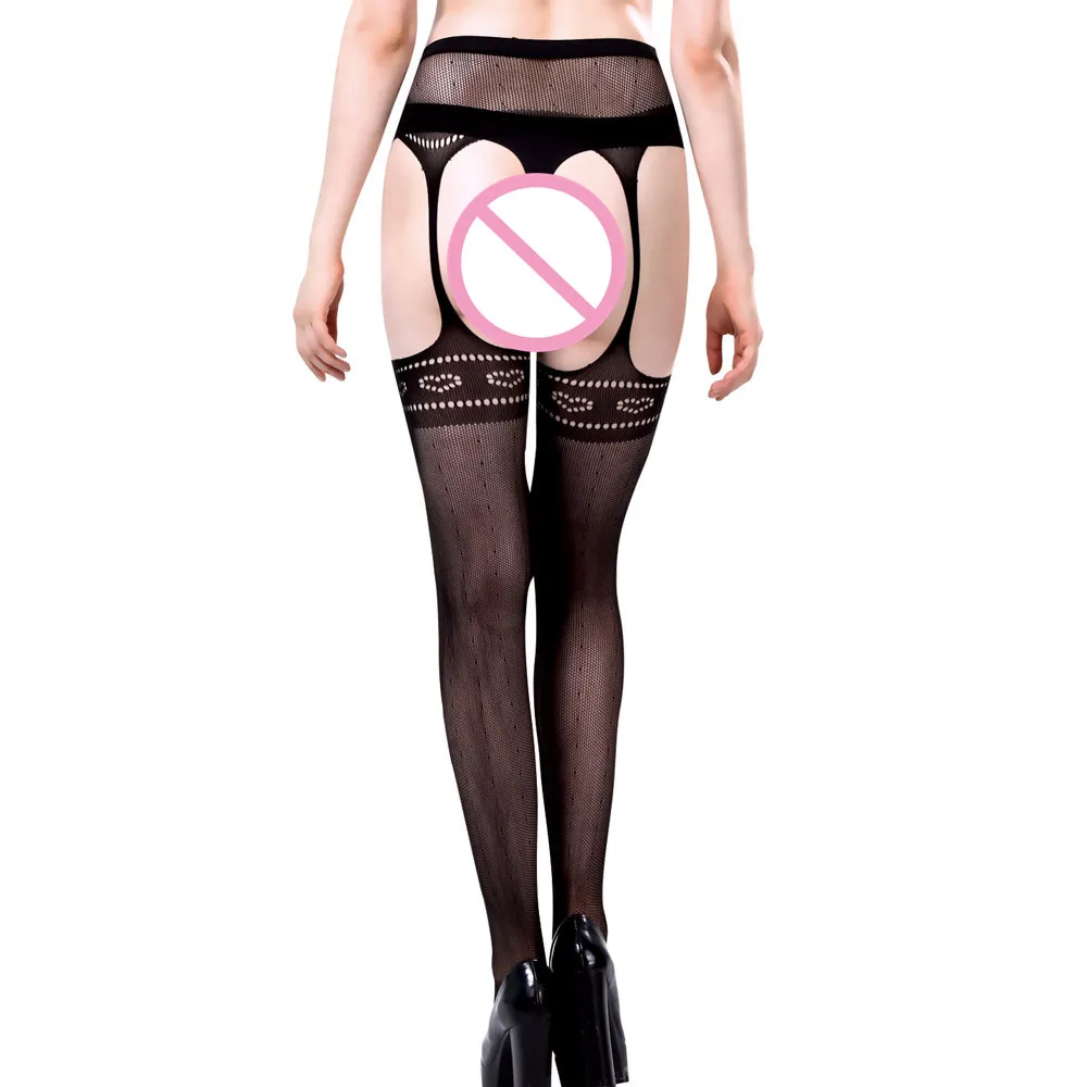 Женские модные чулки сексуальное женское бельё сетка кружева подвязка пояс до