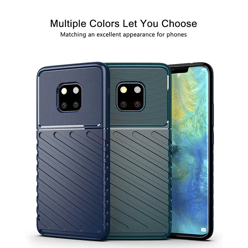 Ударопрочный чехол Hacrin для Huawei Mate 20 Pro противоударный мягкий прочный Чехол из ТПУ