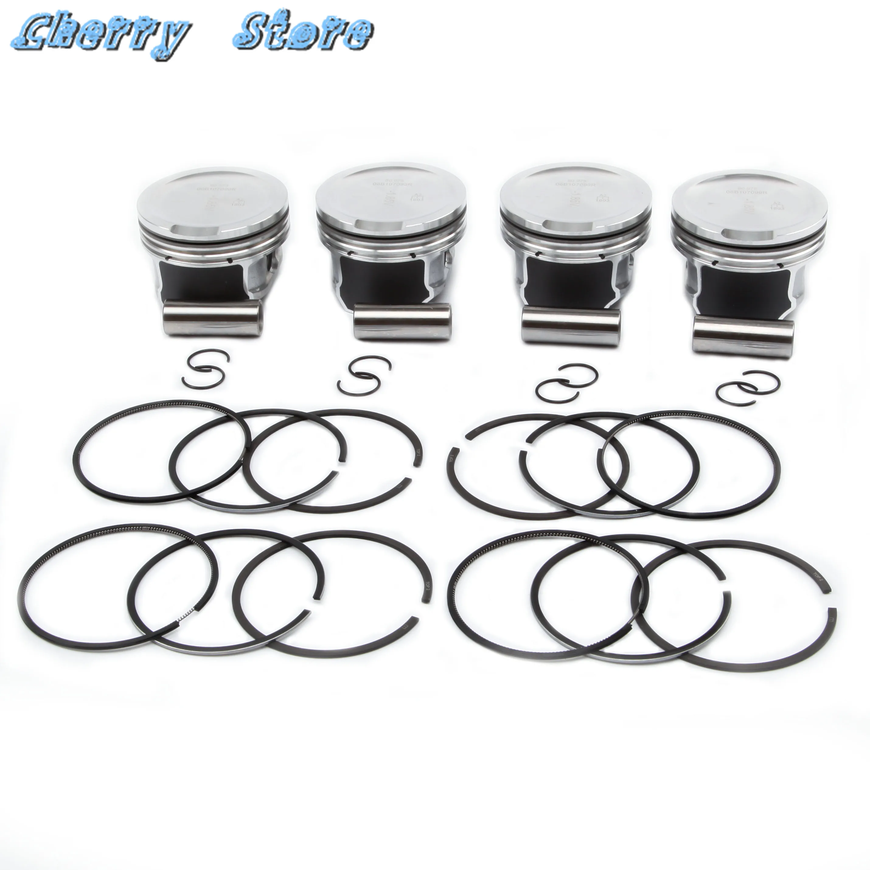 Поршень двигателя и поршневое кольцо 06B 107 065 B STD 82 5 мм для VW Jetta Bora Golf MK4 Passat B5 Beetle 2 0