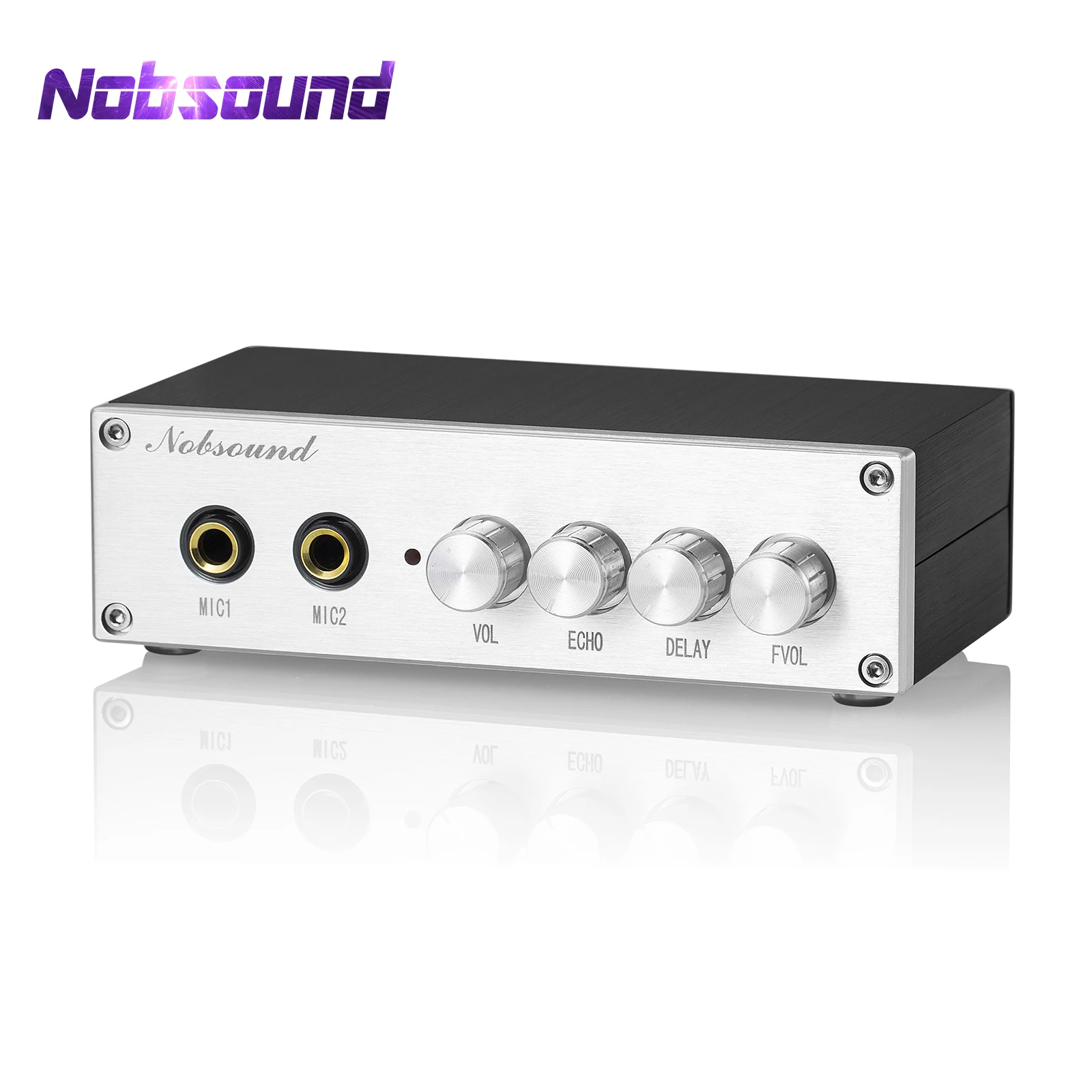 

Nobsound мини домашний караоке микшер стерео аудио предусилитель эффектор двойные микрофоны эхо-смеситель KTV звуковая консоль