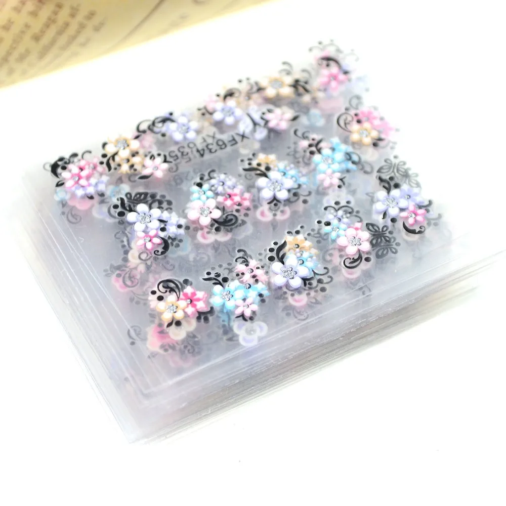 30 шт. 3D наклейки для ногтей цветы бабочки|stickers for cell phones|sticker diamondsticker protector |