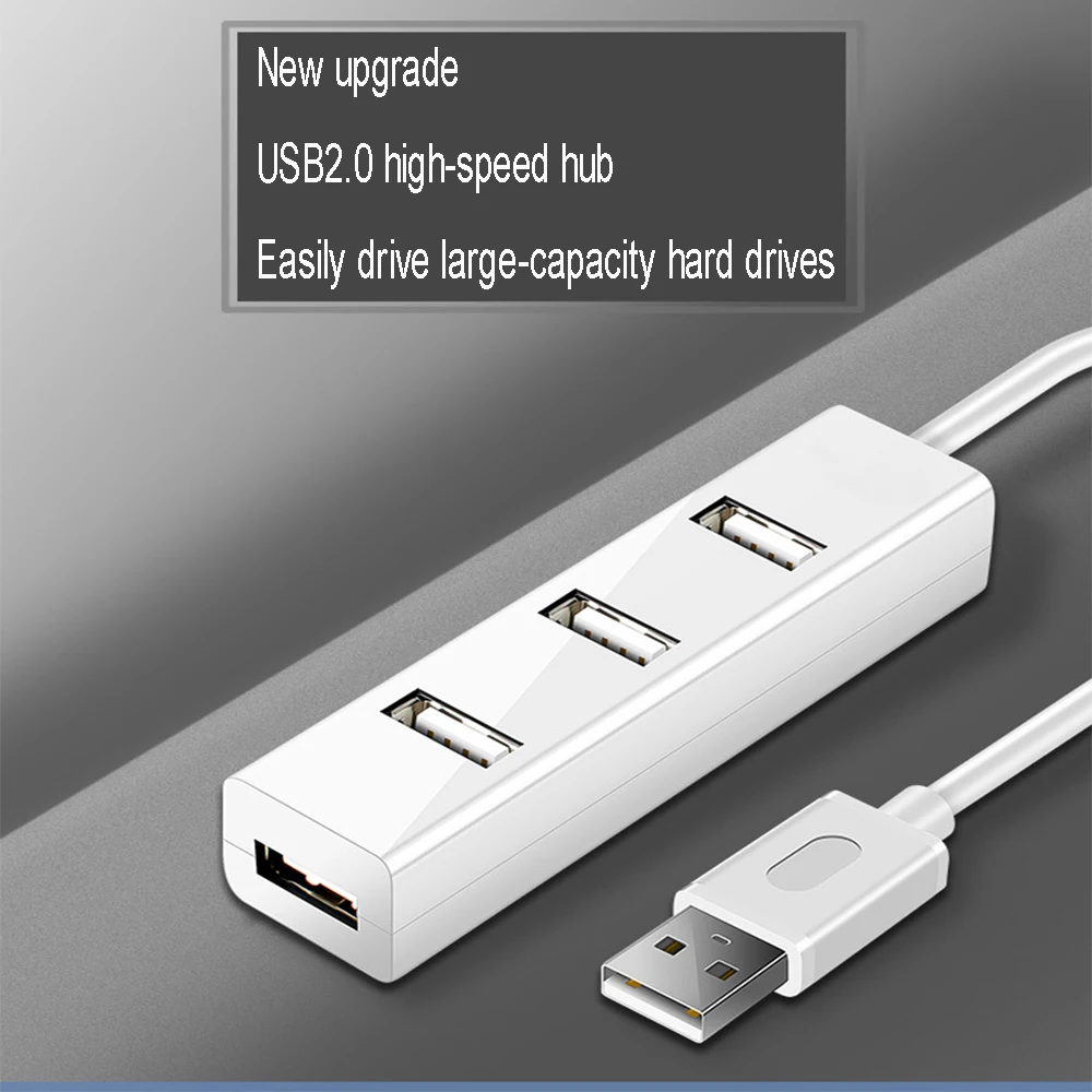 4-портовый концентратор JUXING USB2.0, USB-разветвитель с несколькими интерфейсами от AliExpress WW