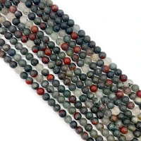 natural smooth surface african bloodstone round loose beads string 6mm8mm10mm fashion jewelry for diy making necklace bracelet